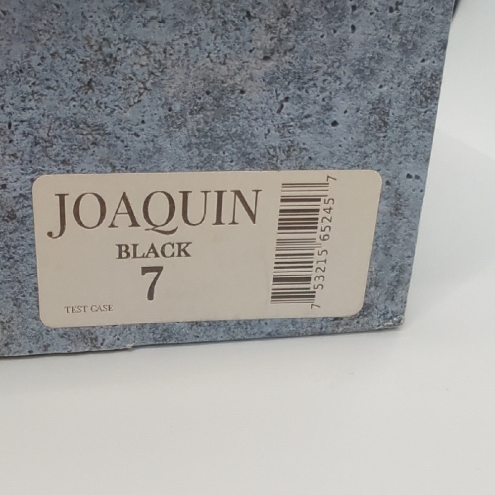 FREEBIRD *NIB* Joaquin Boots in Black Calf Hair Lacing Detail Flared Heel Sz 7 - Picture 11 of 11